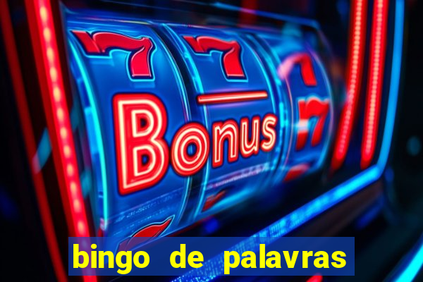 bingo de palavras cha de bebe